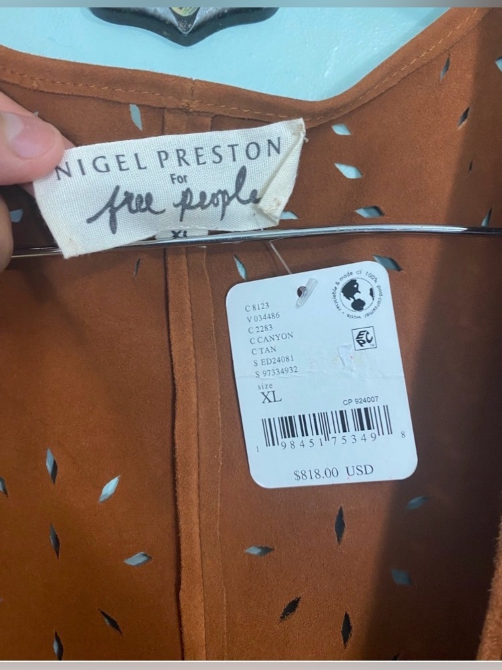 Free People x Nigel Preston Wild Forest Pantsuit - Picture 8 of 9